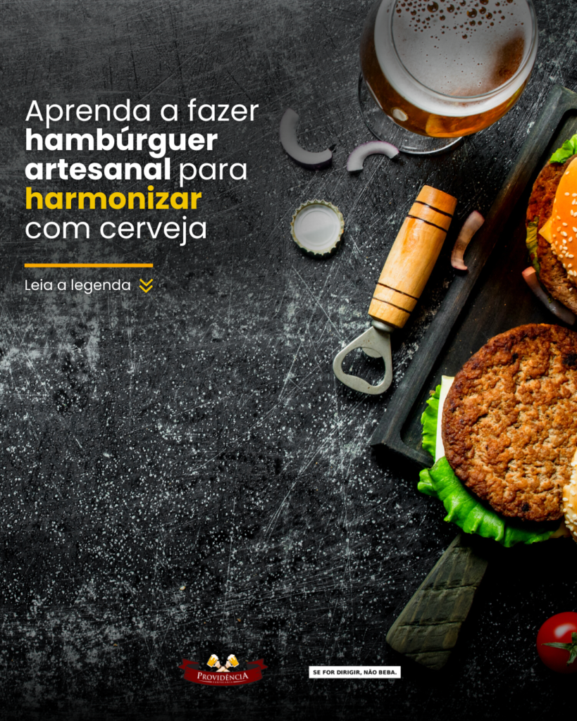 Aprenda a fazer hambúrguer artesanal para harmonizar com cerveja